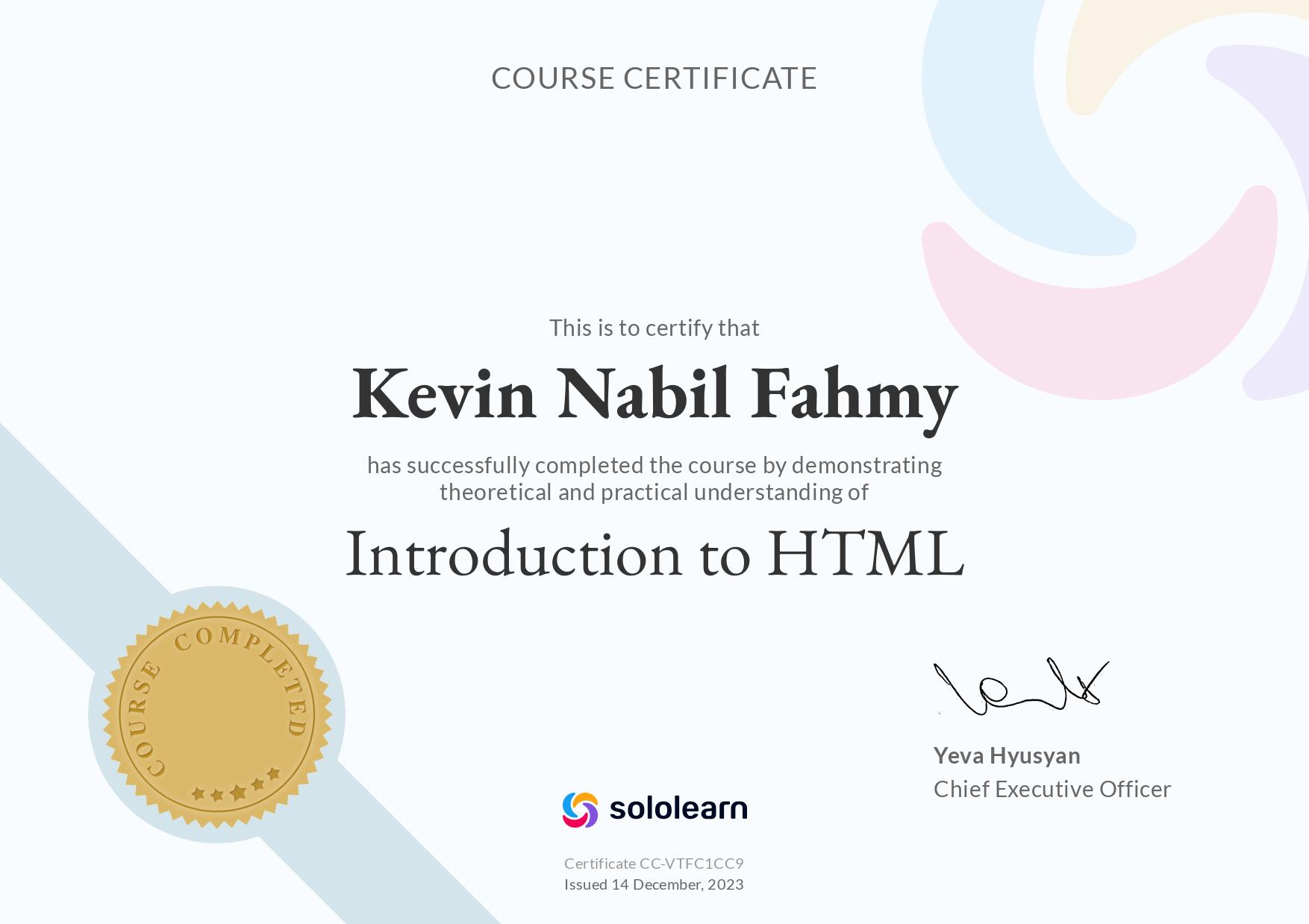 Html Intermediate